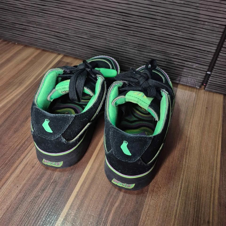 MSCHF Gobstomper Sour Edition US 6W Sneakers Black Green - photo 4