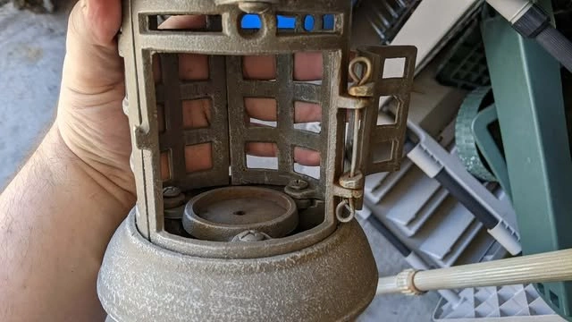 Outdoor Lantern with Post - Iron Innova 58" Tall - photo 4