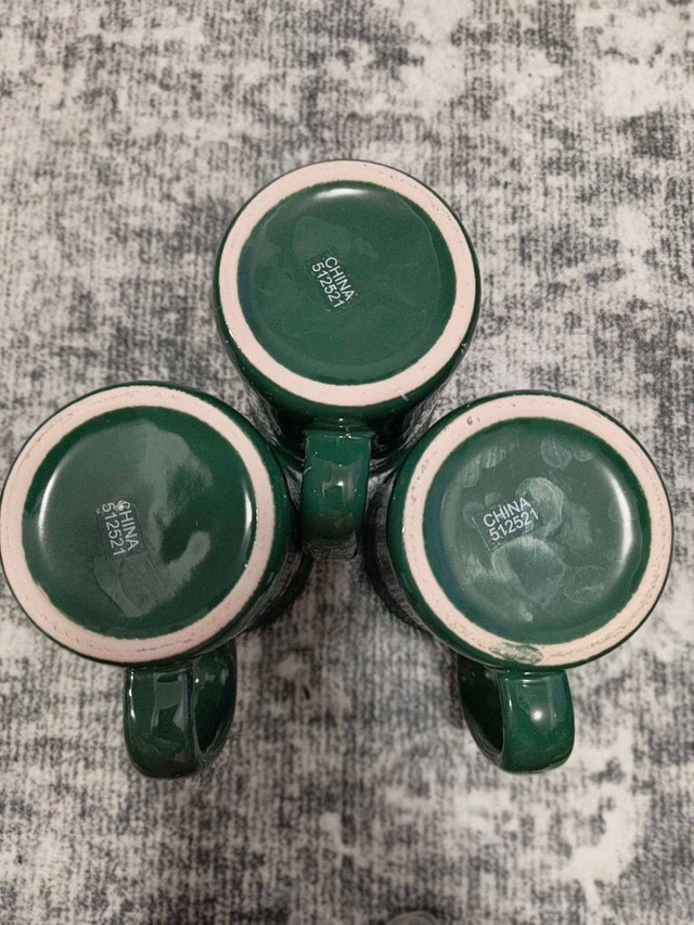 Set of 3 Green Speckled Camp Mugs - photo 2