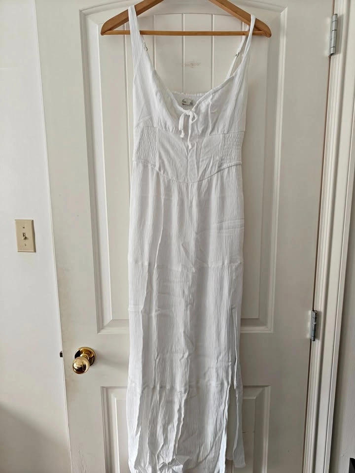 White Summer Dress Size S