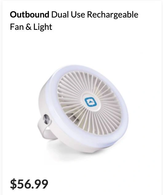 Outbound Rechargeable Fans - photo 2
