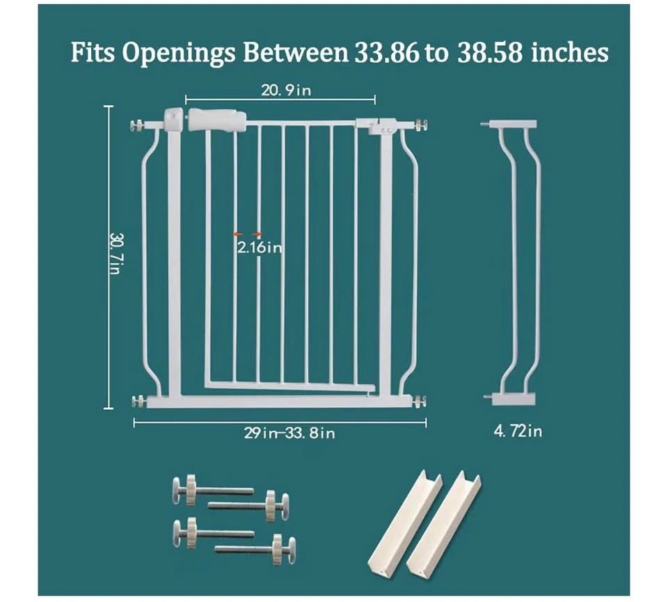 Double-Sided Auto Close Baby/Pet Gate - photo 2