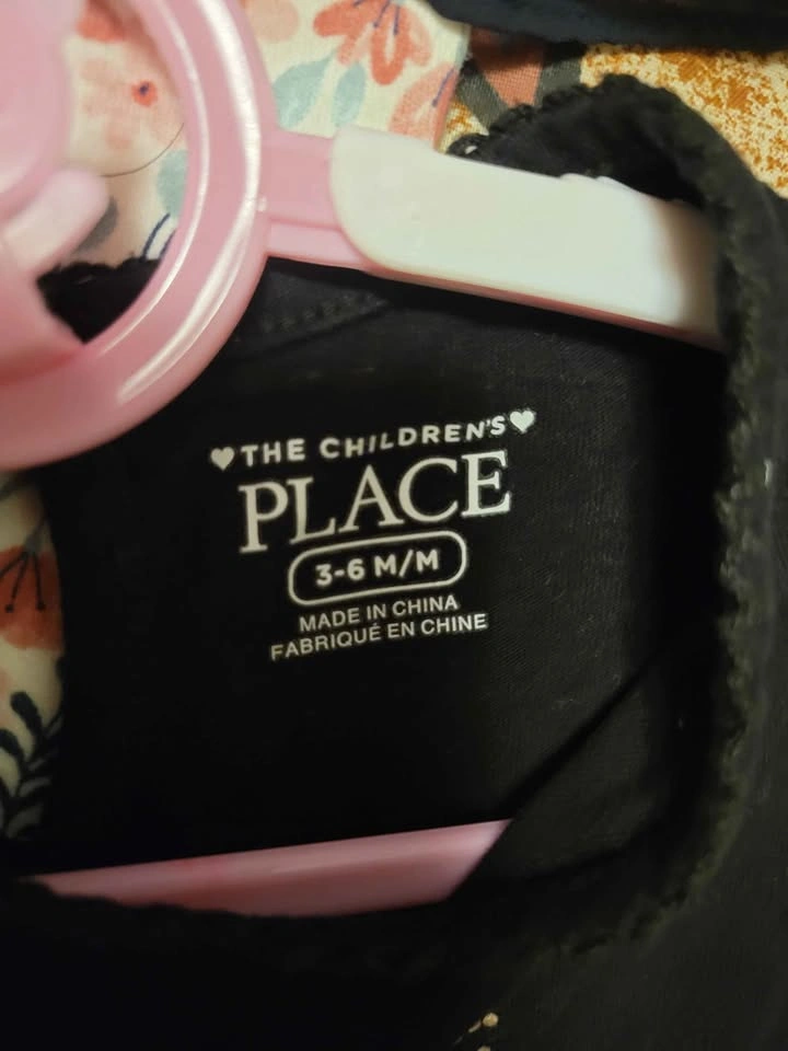 The Children's Place Black Tutu Romper Dress 3-6M - photo 3