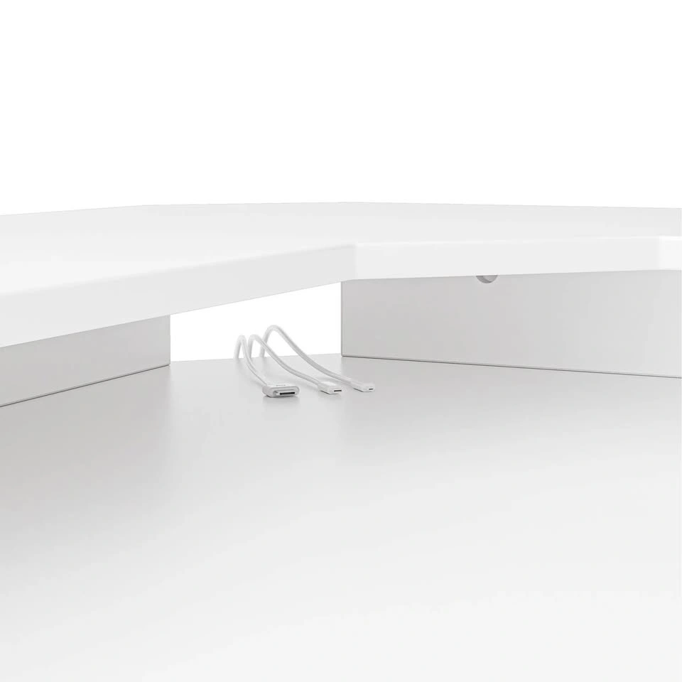 Fezibo Triple Motor L Shaped Standing Desk White 63"x48" - photo 3