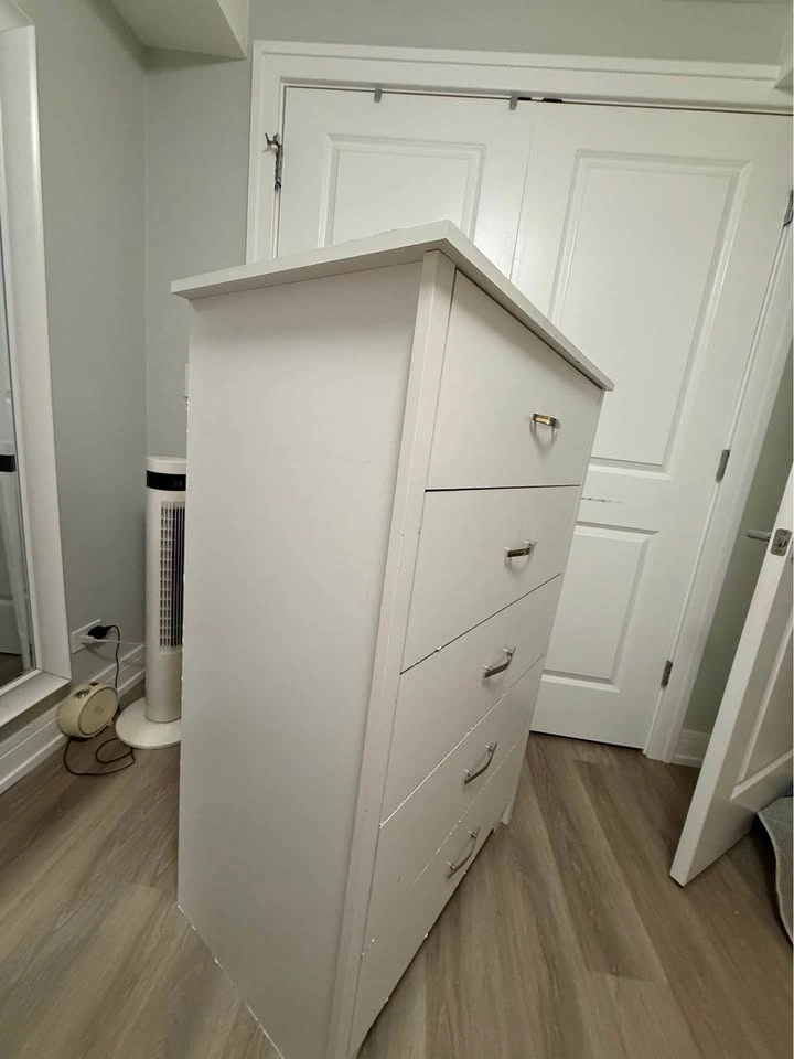 White Tall Dresser - photo 2