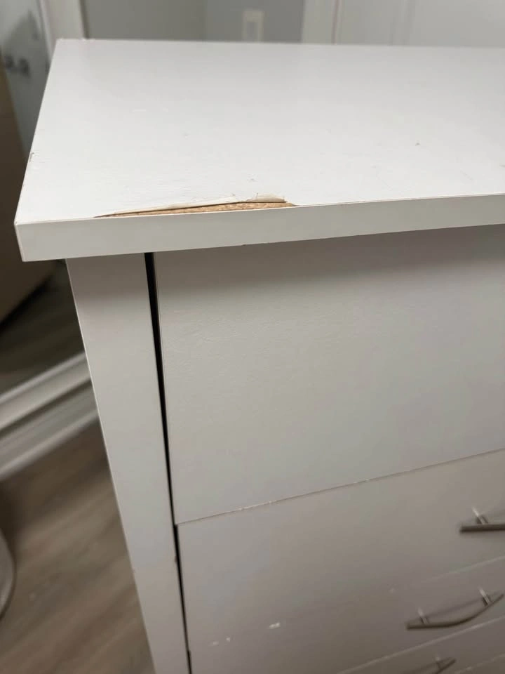 White Tall Dresser - photo 3