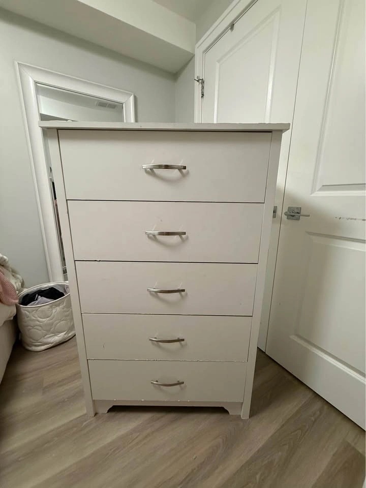 White Tall Dresser - photo 5