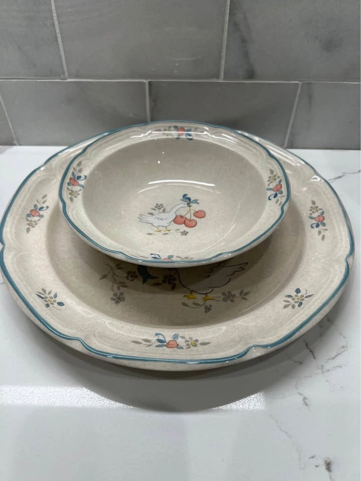 Vintage Marmalade Goose Dinnerware Set - 10 Pcs - photo 2