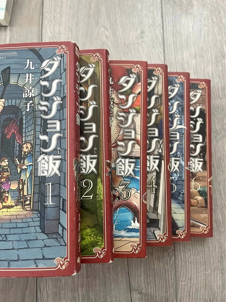 Dungeon Meshi / Delicious in Dungeon Manga Series 1-6