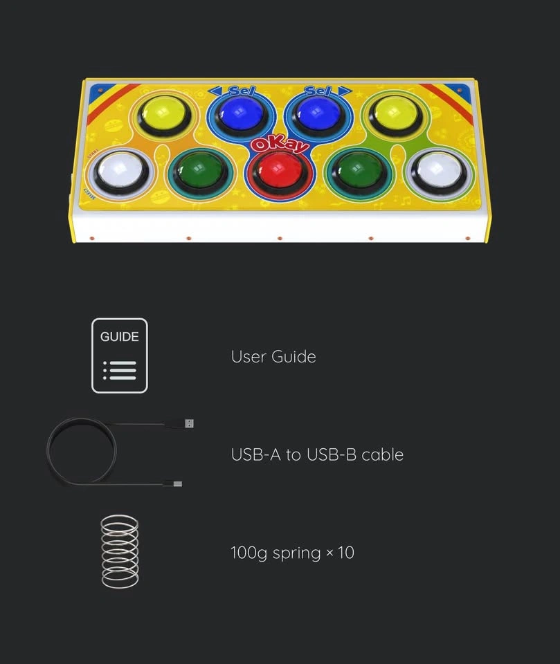 DJDAO Popoller Button Controller, Plug n’ Play - photo 4