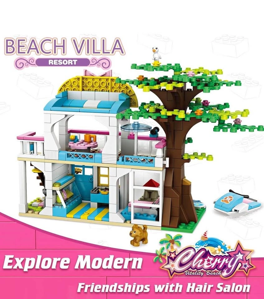 WishaLife Friends Beach House Pizza Shop Building Kit - photo 3