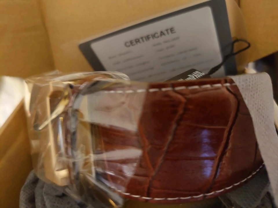 High class William real cow leather belts - photo 2