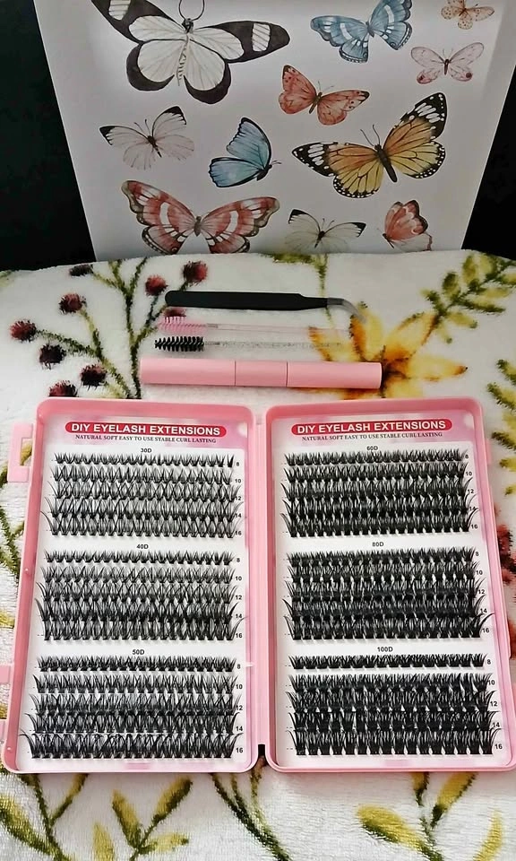 New Eyelash Extension Clusters Complete Kit