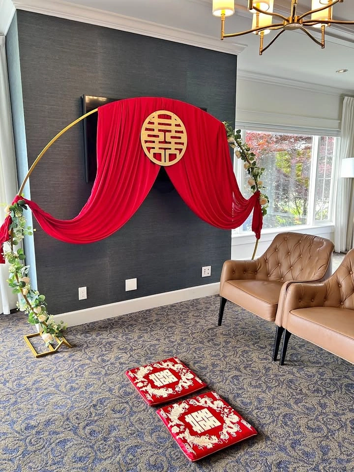 Chinese Wedding Arch Decor Set