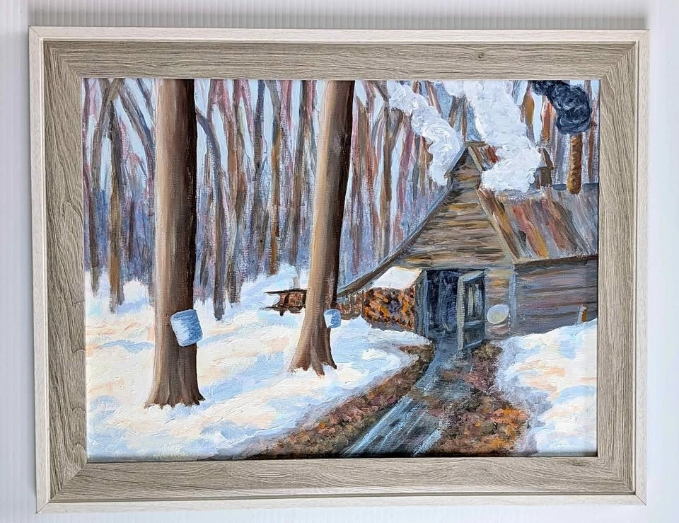 Unsigned Folk Art of Sugar Bush