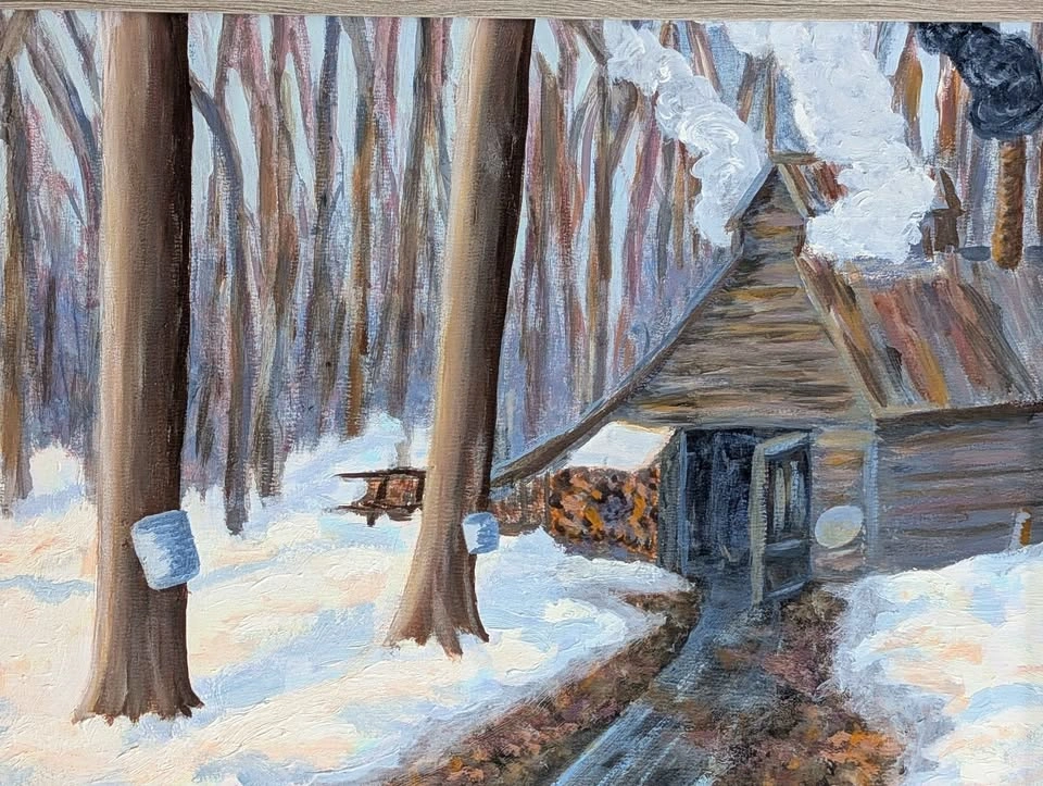 Unsigned Folk Art of Sugar Bush - photo 2