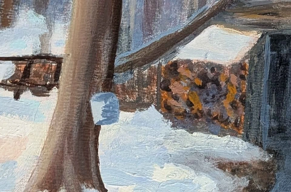 Unsigned Folk Art of Sugar Bush - photo 3