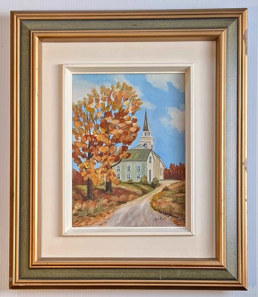"Septembre a Neubois" Jeanne Hafner Oil Painting - Canadian Art