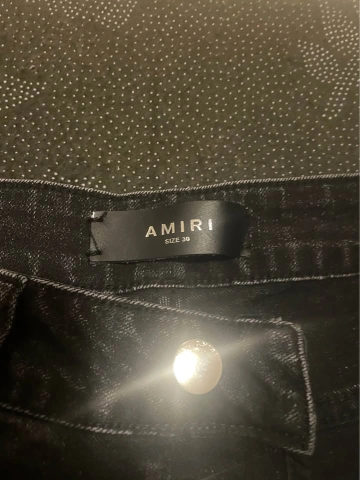 Amiri Black Distressed Jeans - Size 30 - Brand New - photo 3