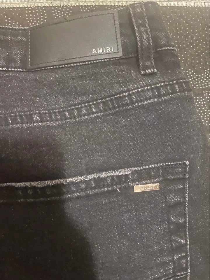 Amiri Black Distressed Jeans - Size 30 - Brand New - photo 5