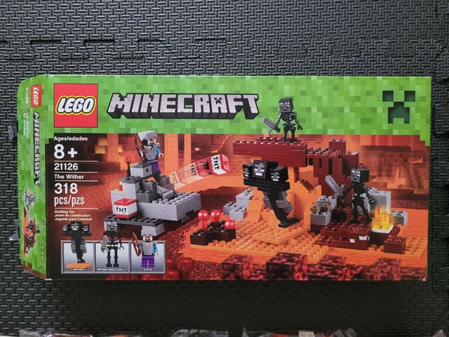LEGO Minecraft 21126: The Wither, Factory Sealed Bags, Open Box