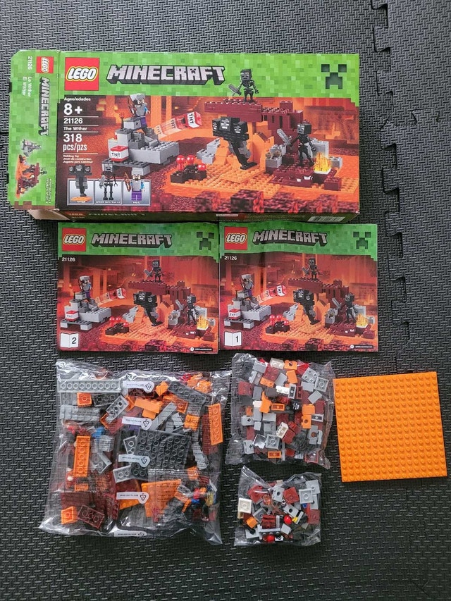 LEGO Minecraft 21126: The Wither, Factory Sealed Bags, Open Box - photo 2