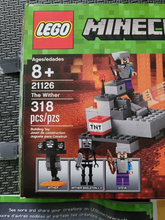 LEGO Minecraft 21126: The Wither, Factory Sealed Bags, Open Box - photo 5