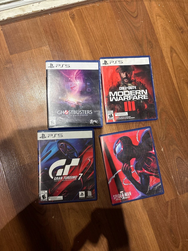 PS5 Bundle – Cosmic Red Controller + 4 Games – $600 - photo 4