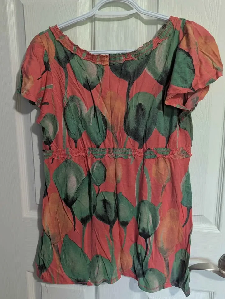 Zara floral summer sleeveless top size L, Waterdown pickup image indicator(2)