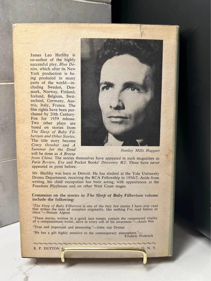First edition The Sleep of Baby Filbertson by James Leo Herlihy - photo 4