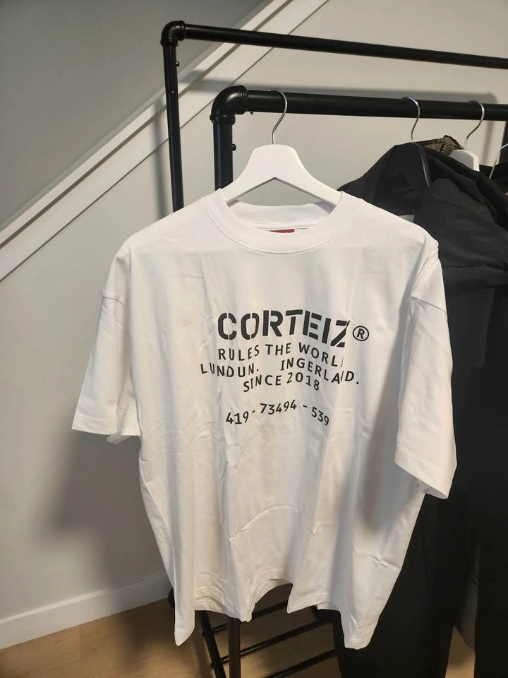 Corteiz OG Stencil Tee 'White' - Size Large - photo 2