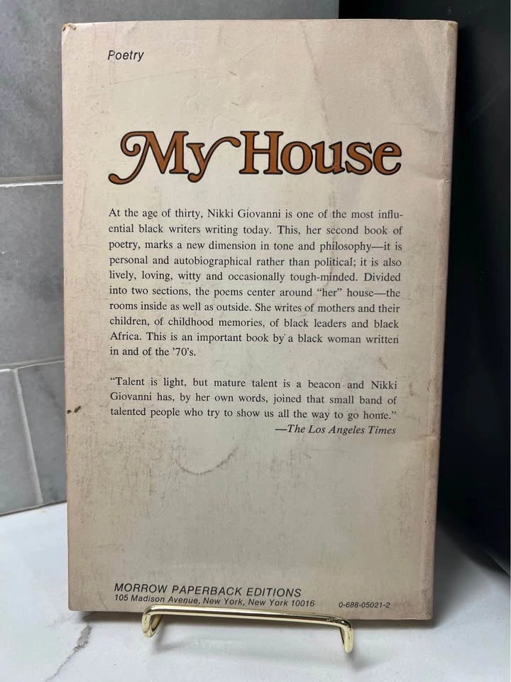 My House by Nikki Giovanni 1974 - photo 3