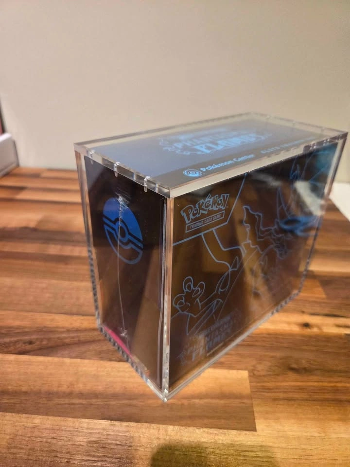 8mm Acrylic ETB Display Case for Pokémon w/ Magnetic Lid - photo 2