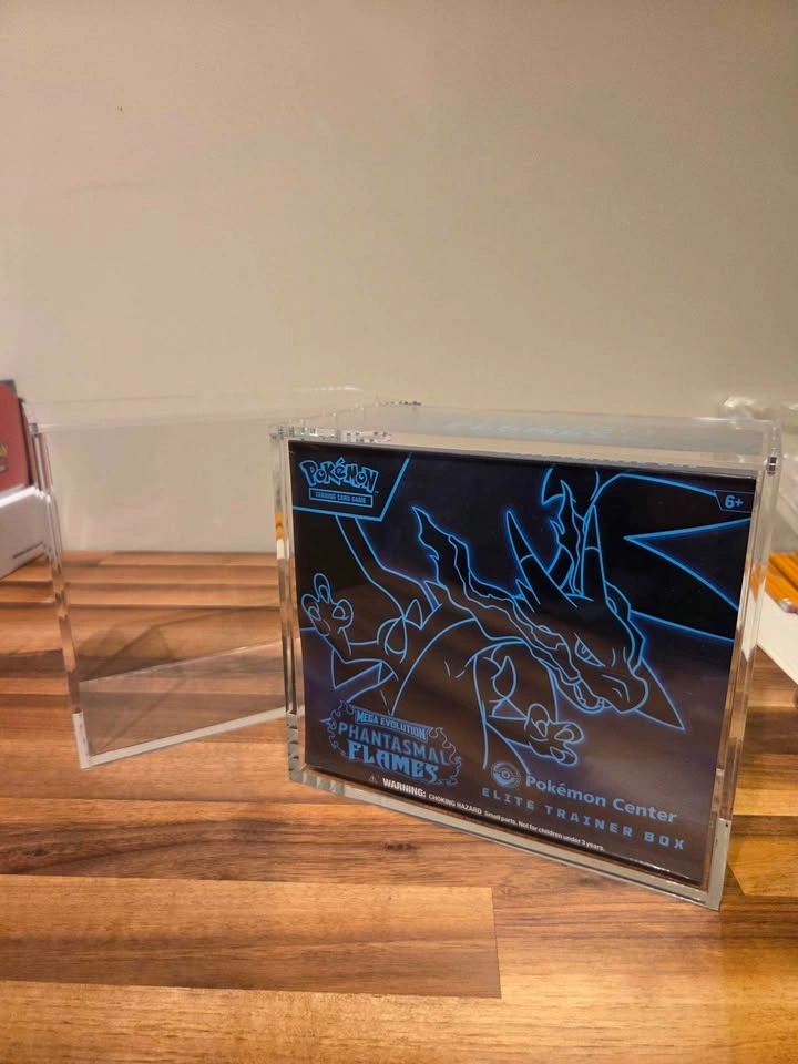 8mm Acrylic ETB Display Case for Pokémon w/ Magnetic Lid - photo 4