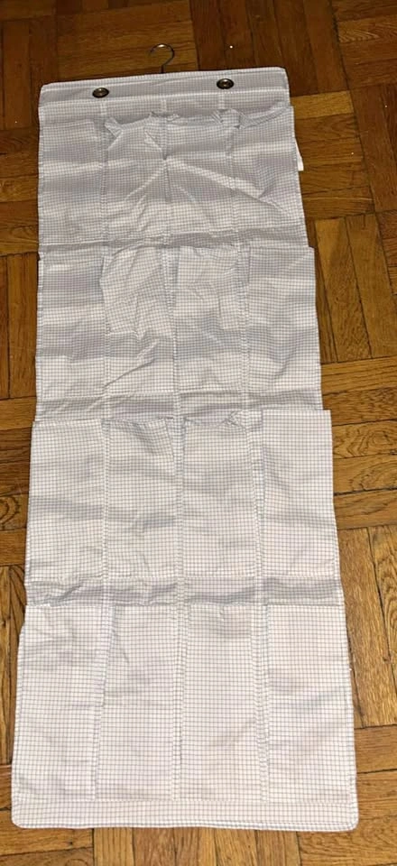 IKEA STUK 16-Pocket Over-the-Door Shoe Organizer - White/Grey