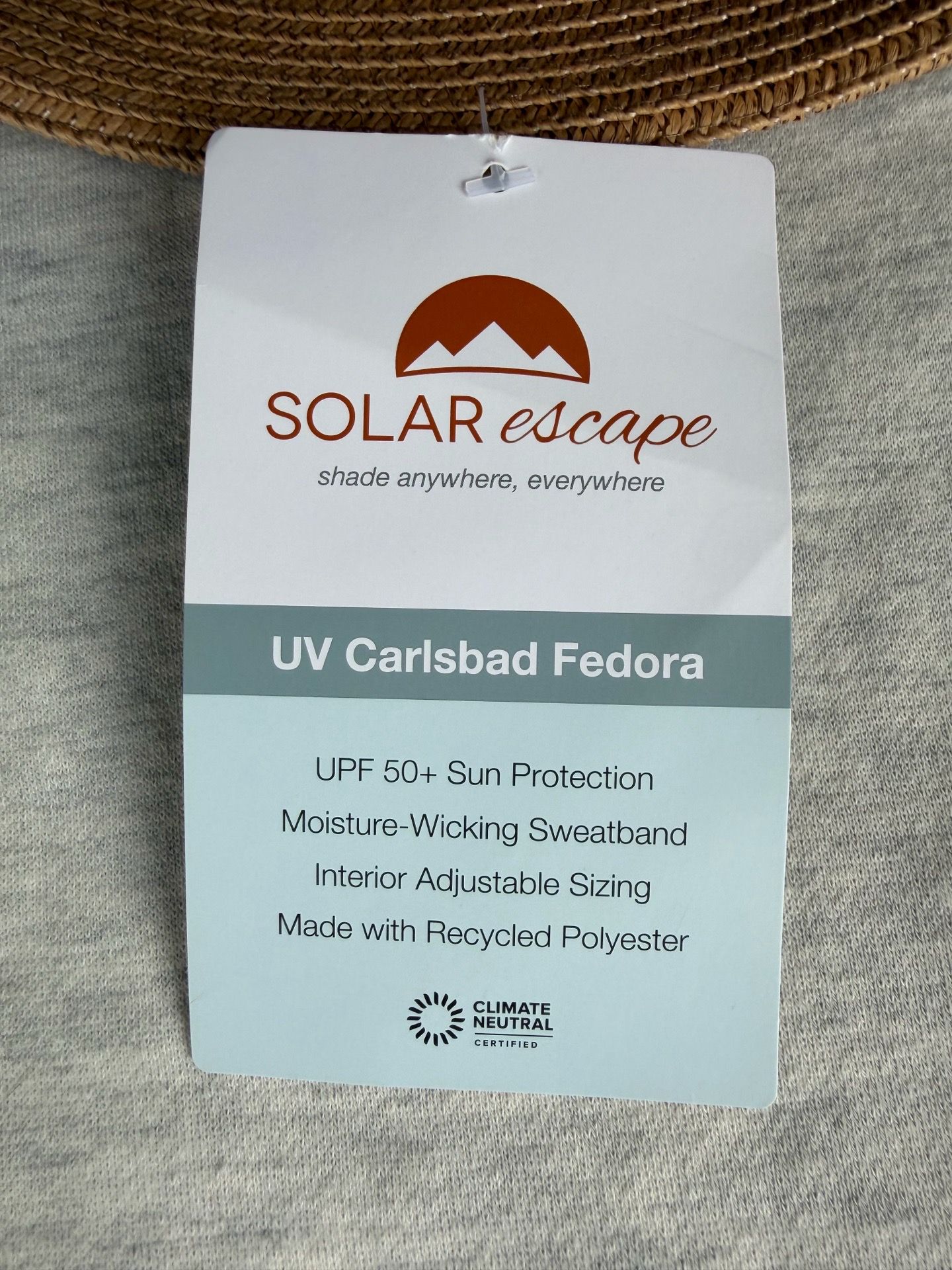 NWT Women’s Packable Fedora Summer Sun Hat $12 - photo 4
