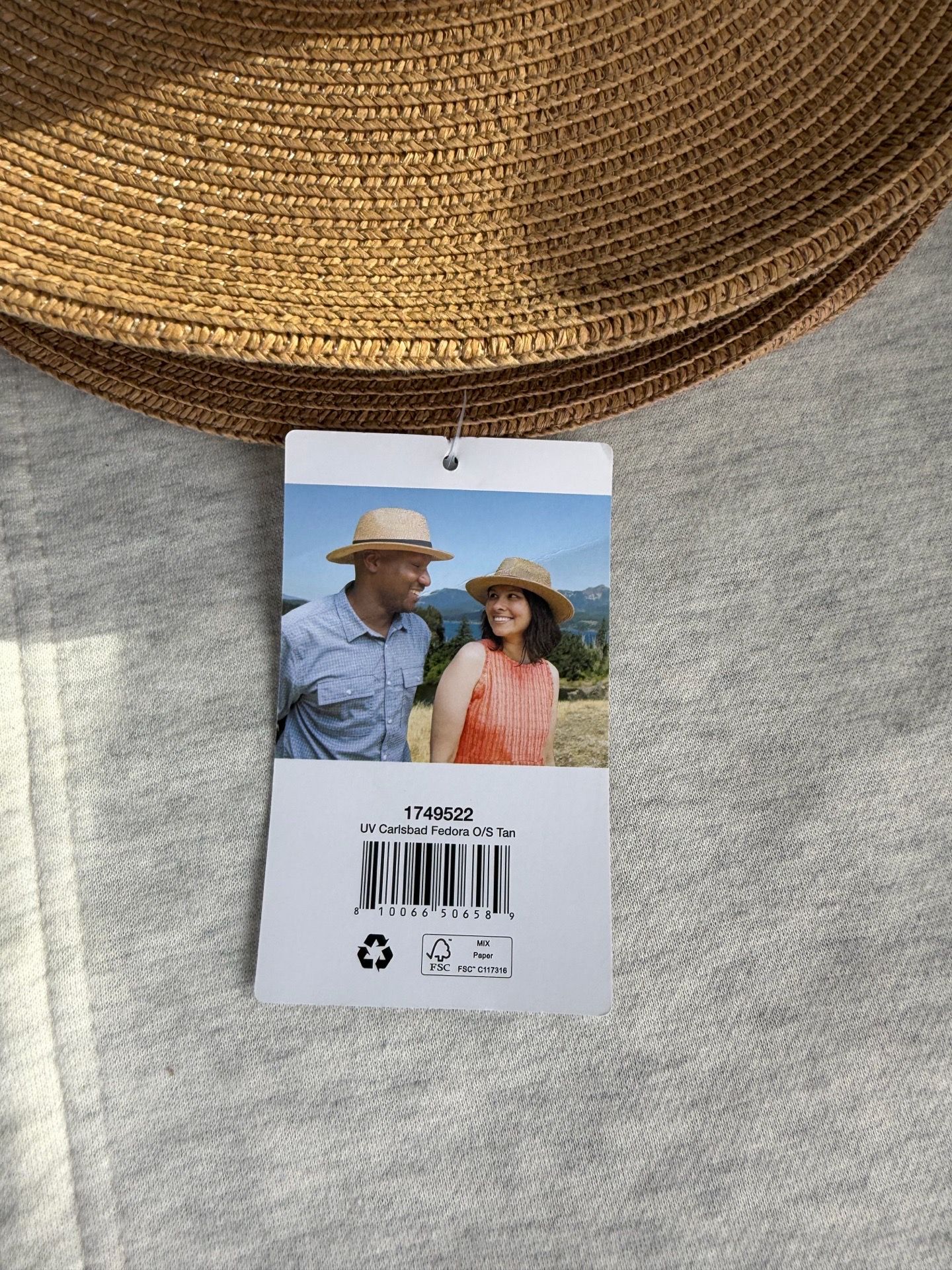 NWT Women’s Packable Fedora Summer Sun Hat $12 - photo 5