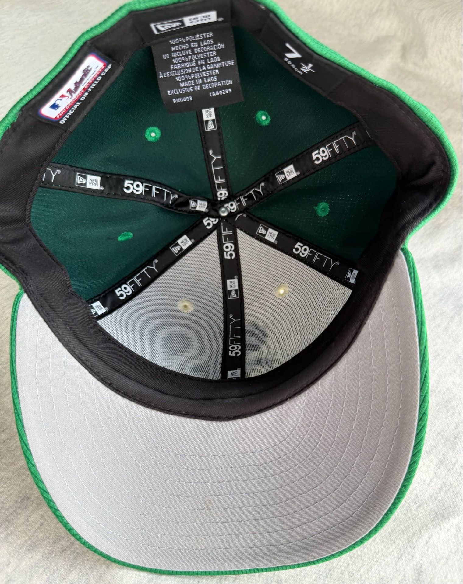 NWOT Chicago White Sox Green & White Gold Trim Fitted Hat $25 - photo 3