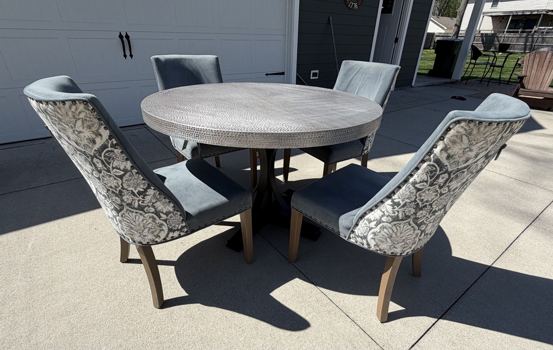 NEW Indoor/Outdoor 50” Round Table with Pedestal Base - $200 - photo 4