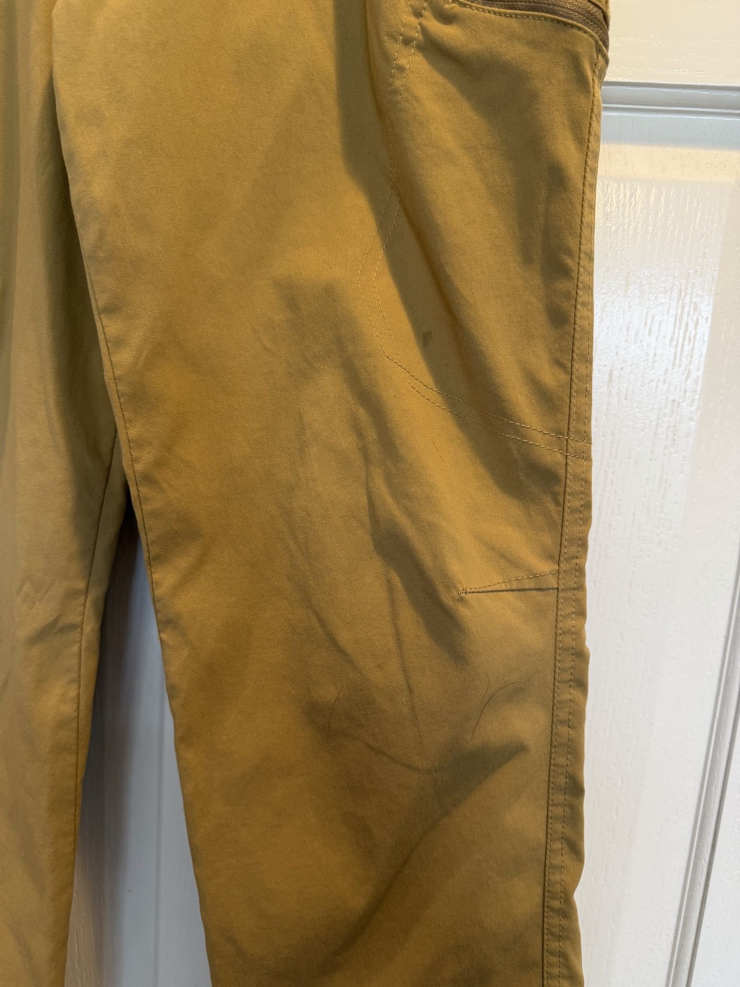Men's Wrangler Outdoor Pants Size 30x30 Camel Color $8 - photo 4