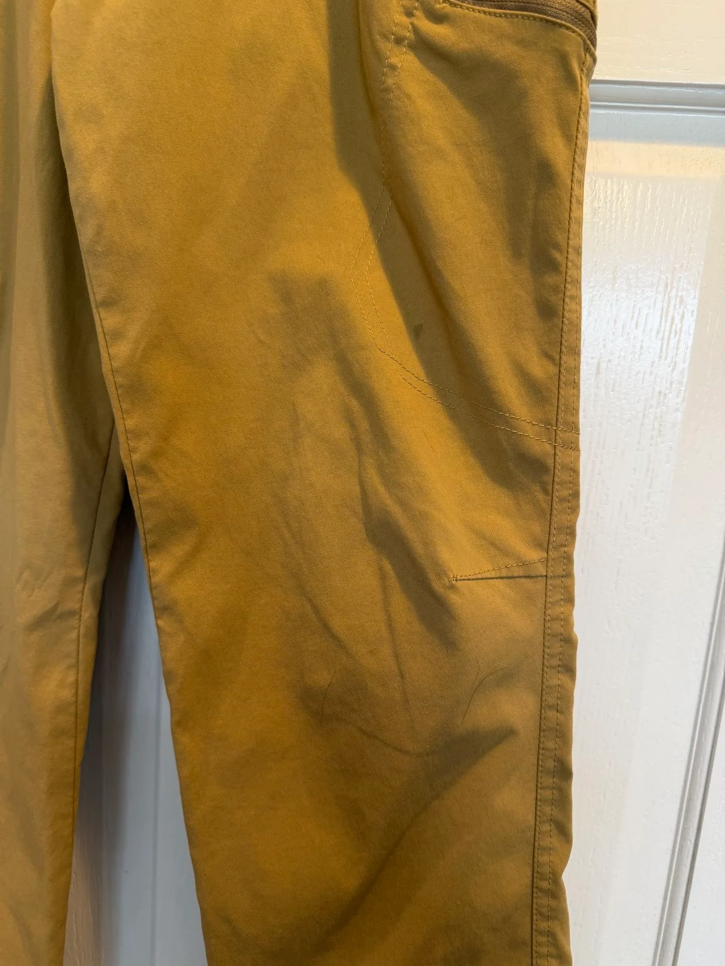 Men's Wrangler Outdoor Pants Size 30x30 Camel Color $8 - photo 4