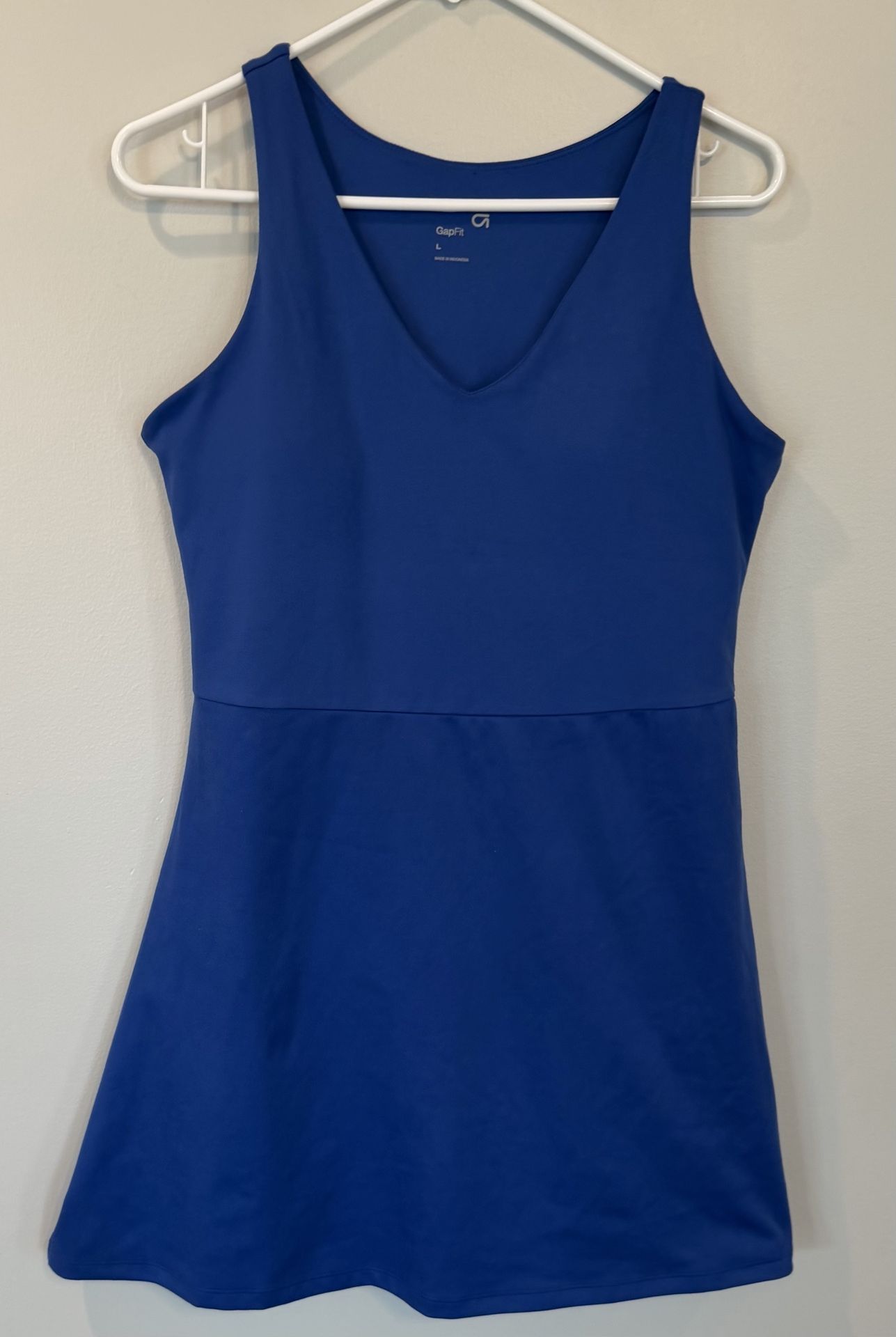 Like New Women’s Large Gap Fit Active Tank Dress in Royal Blue $