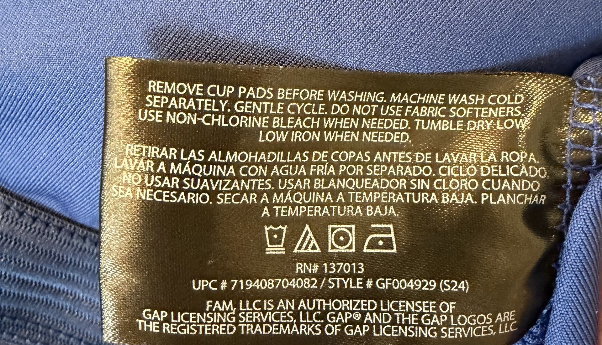 Like New Women’s Large Gap Fit Active Tank Dress in Royal Blue $ - photo 3