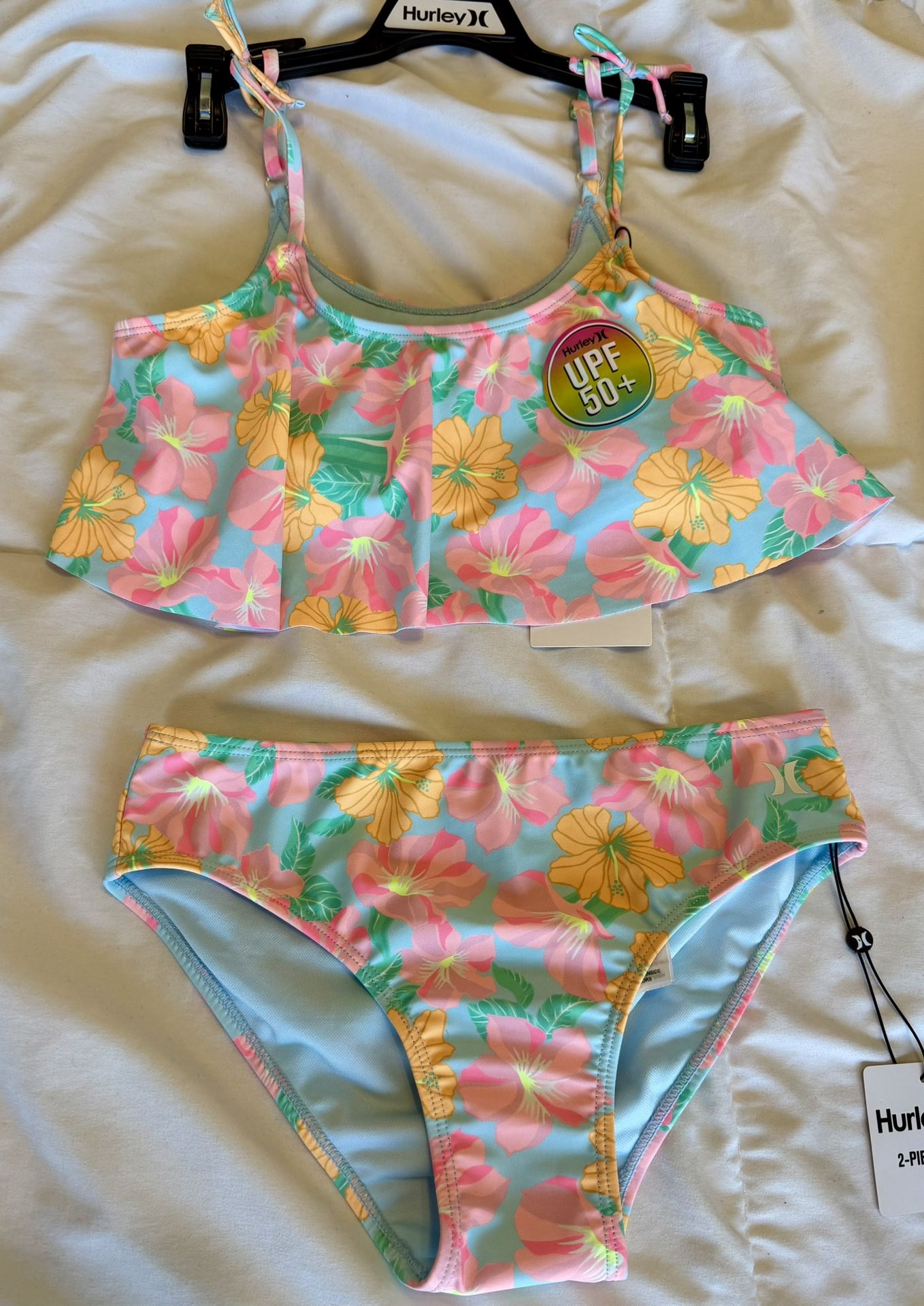 NWT Girls Floral Print Bikini Sets Size 10 & 10/12 - photo 5