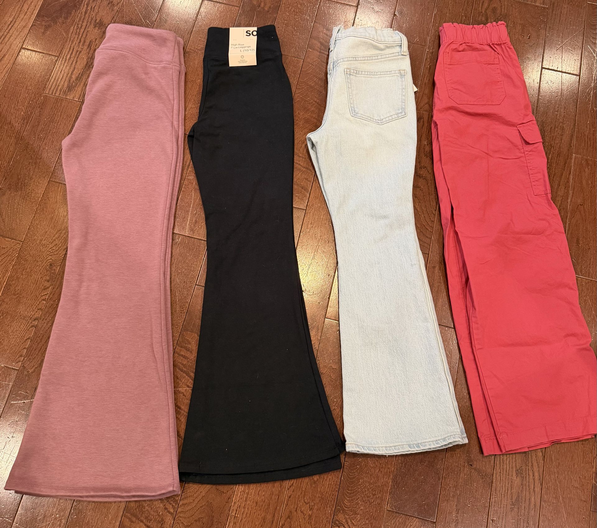 Lot of 4 Pair Girls Size 10 & 10/12 Pants $35