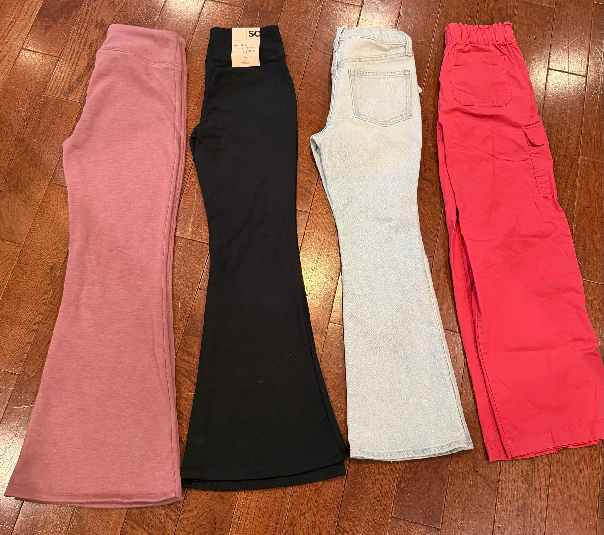 Lot of 4 Pair Girls Size 10 & 10/12 Pants $35