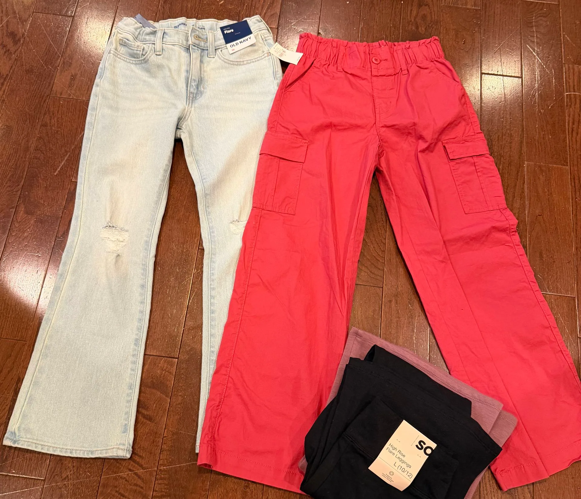 Lot of 4 Pair Girls Size 10 & 10/12 Pants $35 - photo 4