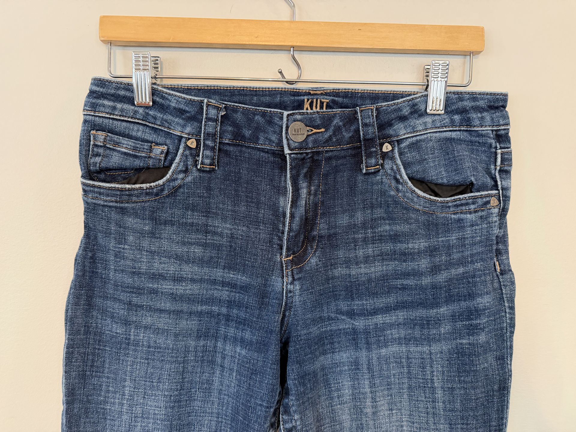Like New Women’s Size 8 Kut from the Kloth Straight Leg Jeans $1 - photo 4