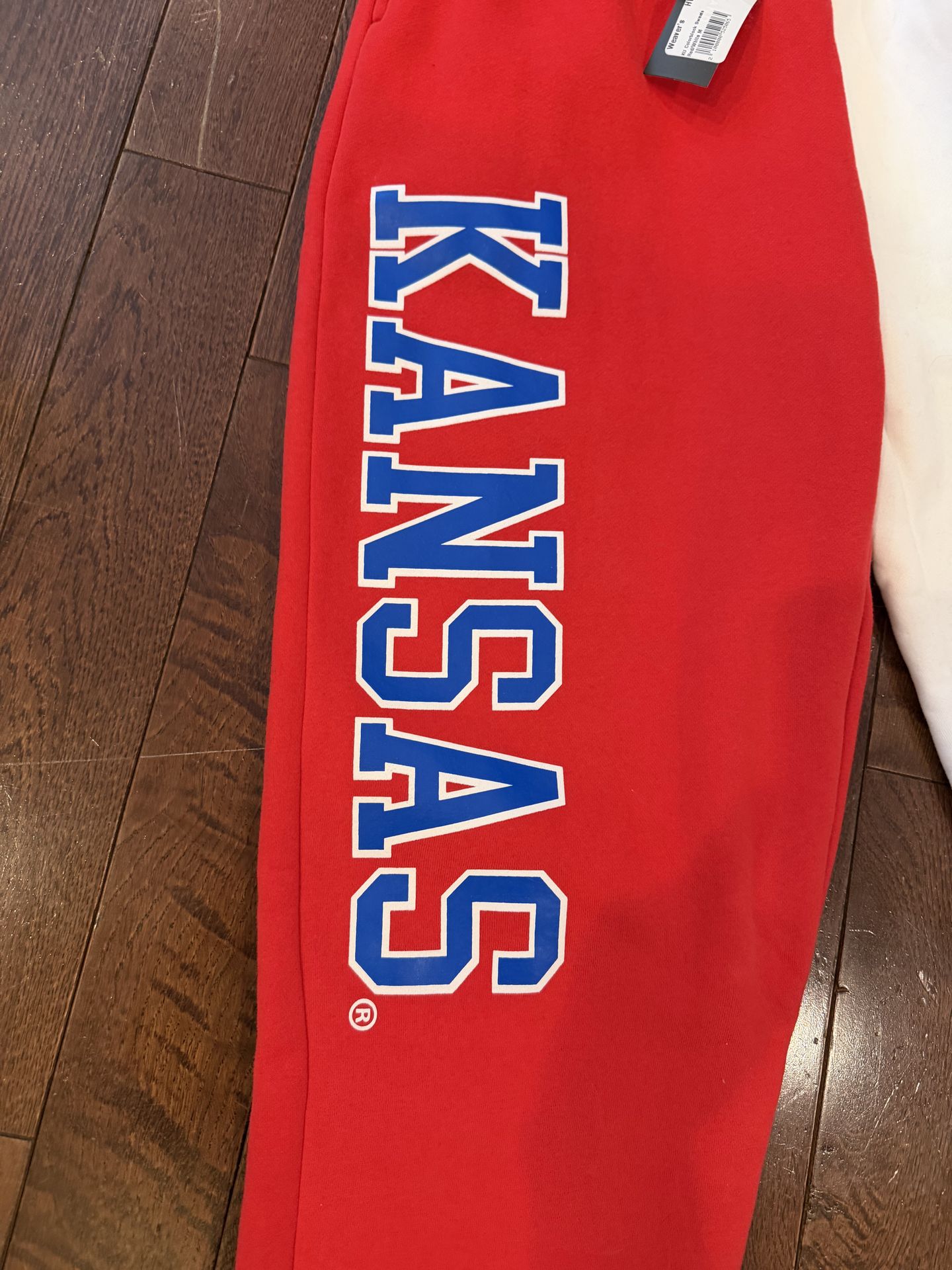 NWT Kansas Jayhawks Color-Block Sweatpants - Adult Medium - photo 2