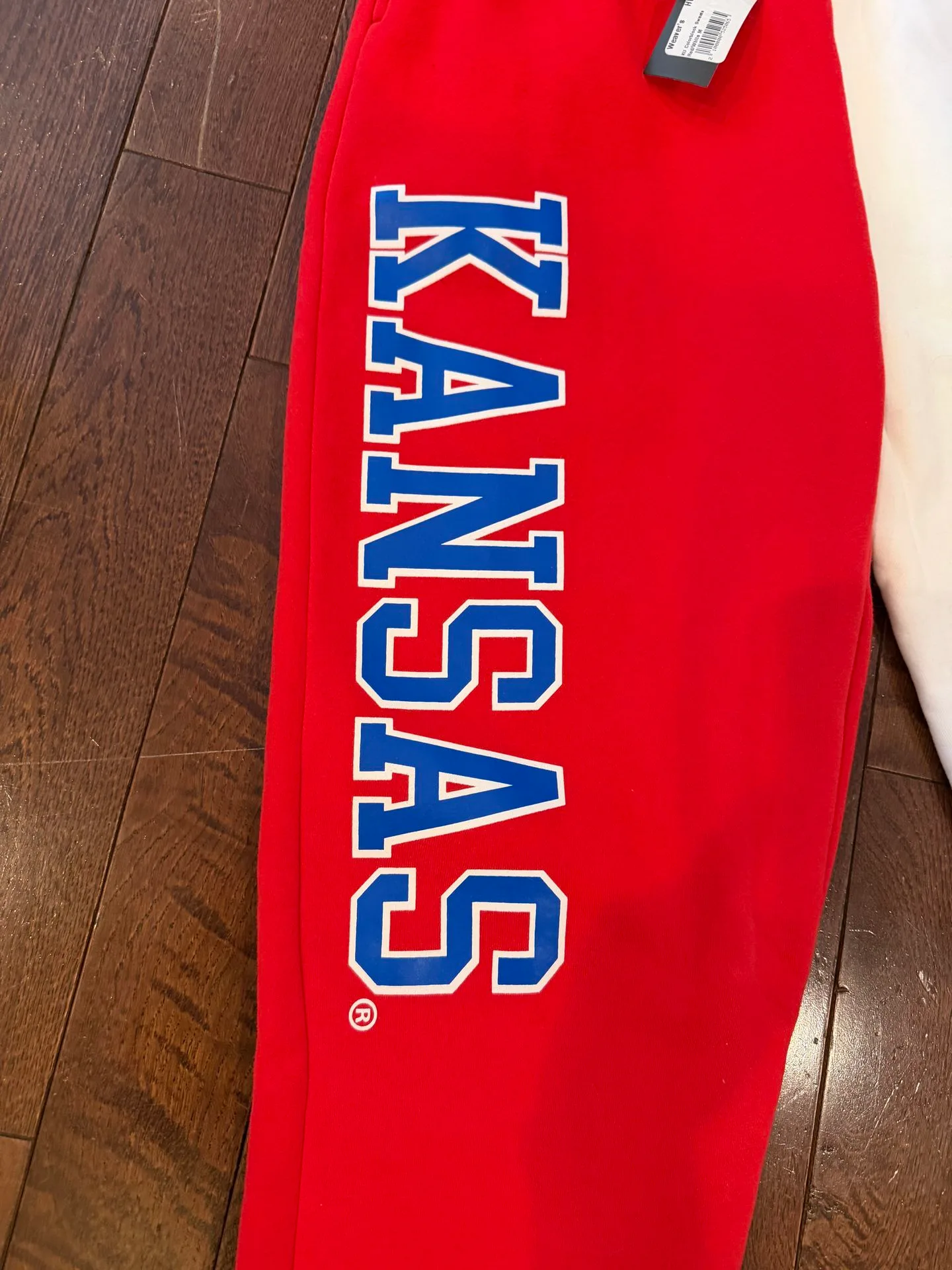 NWT Kansas Jayhawks Color-Block Sweatpants - Adult Medium - photo 2
